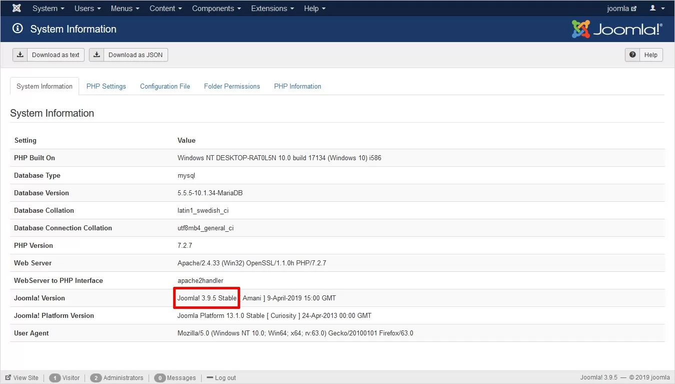 Joomla-version-3_adminDashboard